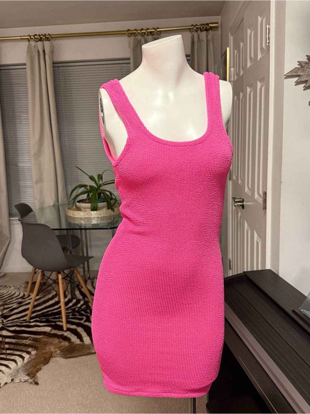 Backless Araminta James crinkle dress